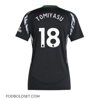 Arsenal Takehiro Tomiyasu #18 Udebanetrøje Dame 2024-25 Kortærmet Arsenal Takehiro Tomiyasu #18 Udebanetrøje Dame 2024-25 Kortærmet